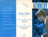 Brochure on Robert Kennedy