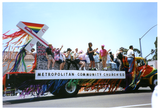 Metropolitan Community Church float in Pride parade, 1998