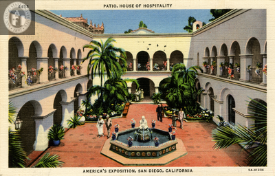 Patio, House of Hospitality, Exposition, 1935