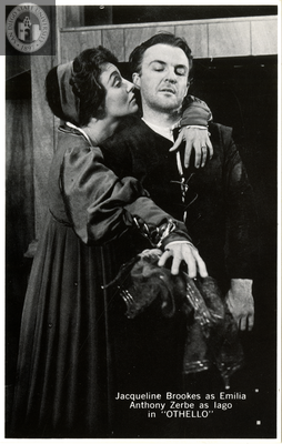 Jacqueline Brookes as Emilia, Othello, 1967