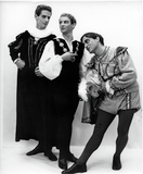 William Ball and two other actors in Hamlet, 1955