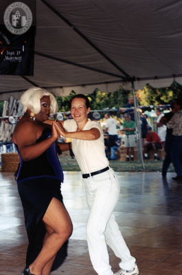 Dancers on dance floor at Pride Festival, 1999