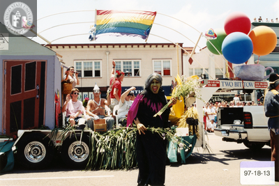Wizard of Oz float at Pride parade, 1997
