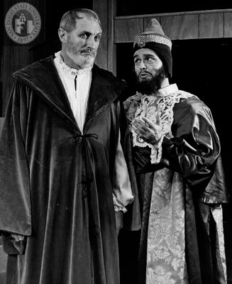 John Holland and Donald West in Othello, 1967
