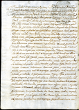 Urrutia de Vergara Papers, back of page 25, folder 12, volume 2, 1641