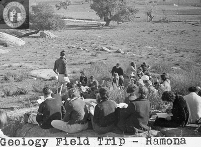 Geology field trip - Ramona, 1935