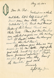 Letter from Sybil Eliza Jones, 1942