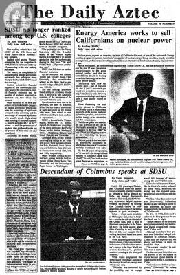 The Daily Aztec: Tuesday 11/13/1990