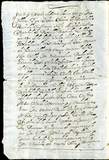 Urrutia de Vergara Papers, back of page 18, folder 12, volume 2, 1691