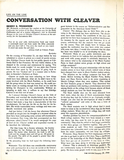 Conversation with Cleaver, 1969