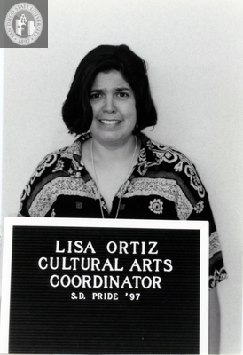 Lisa Ortiz, Cultural Arts Coordinator, 1997