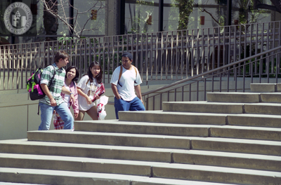Students on Free Speech Steps, 1996