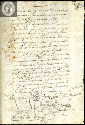 Urrutia de Vergara Papers, page 145, folder 9, volume 1, 1664
