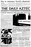 The Daily Aztec: Tuesday 12/03/1985