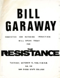 Flyer for Bill Garaway lecture