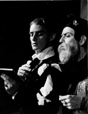 William Ball and Tommy Riggs in Hamlet, 1955