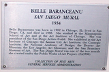 San Diego Mural - placard