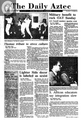 The Daily Aztec: Friday 11/16/1990