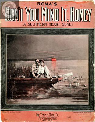 Don't you mind it, Honey, 1901