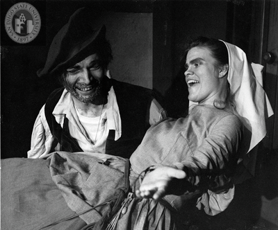 Don Gunderson and Joan Todd in The Knight of the Burning Pestle, 1957