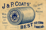 J & P. Coats Best Six Cord