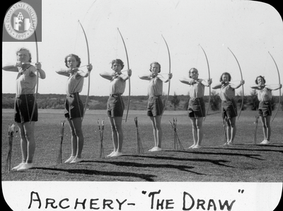 Archery - "the draw" 1935