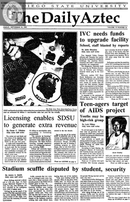 The Daily Aztec: Friday 09/29/1989