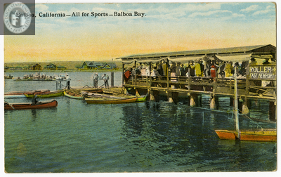 Balboa, California,  Balboa Bay, 1921