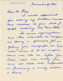 Letter from Martha McKnight, 1942
