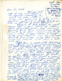 Letter from Kent Bush, 1943