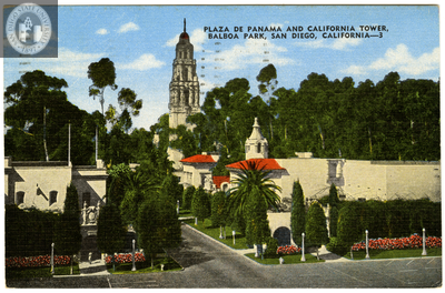 Plaza de Panama and California Tower, Balboa Park