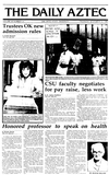 The Daily Aztec: Thursday 11/14/1985