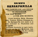Brown's Sarsaparilla