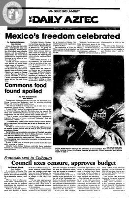 The Daily Aztec: Friday 05/05/1978