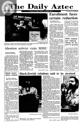 The Daily Aztec: Friday 03/15/1991