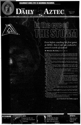 The Daily Aztec: Wednesday 08/28/2002