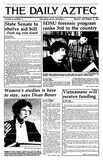 The Daily Aztec: Monday 09/16/1985