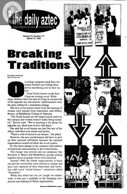 The Daily Aztec: Wednesday 03/17/1993