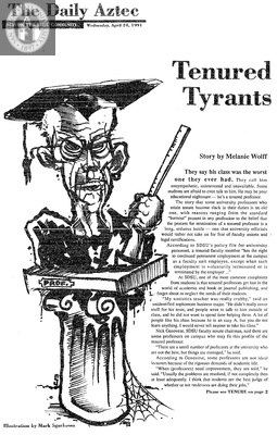 The Daily Aztec: Wednesday 04/24/1991