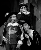 Herbert Rogers and two other unidentified actors in Much Ado About Nothing, 1958