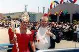 Members of Imperial Court de San Diego in Pride parade, 1999