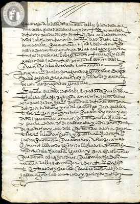 Urrutia de Vergara Papers, back of page 82, folder 8, volume 1, 1570
