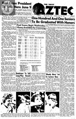 The Daily Aztec: Friday 05/26/1961