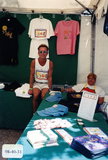 "Color Me Human" booth at Pride Festival, 1998