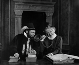 Edwin Barron and Nicholas Kepros in Much Ado About Nothing, 1964