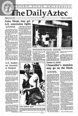 The Daily Aztec: Tuesday 05/08/1990