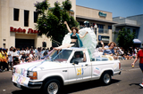 Gender Diversity parade car in Pride parade, 1998