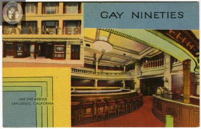 Interior of Gay Nineties, San Diego