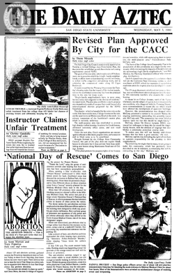 The Daily Aztec: Wednesday 05/03/1989