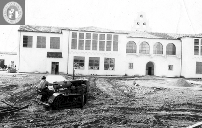 Construction of Hepner Hall, 1931